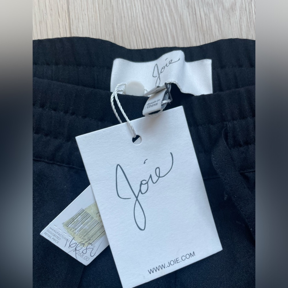 ‼️ SAVE $224. NWT. Luxury: JOIE Brand NEW Black Pants 🖤 - Picture 3 of 8